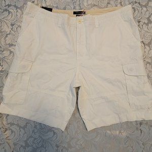 TOMMY HILFIGER MENS 10'' REGULAR FIT CARGO SHORTS